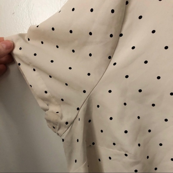 Polka dot short sleeve blouse - Picture 7 of 7